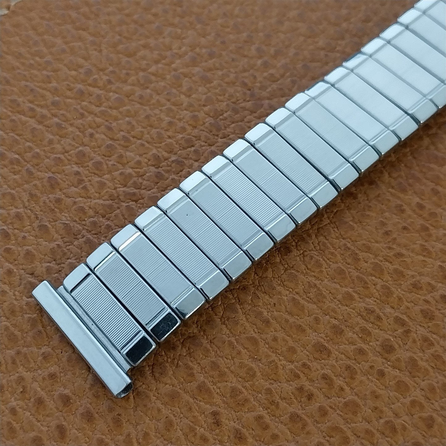 1950s Eton 16mm 18mm 19mm Stainless Steel Expansion Vintage Unused Watch Band