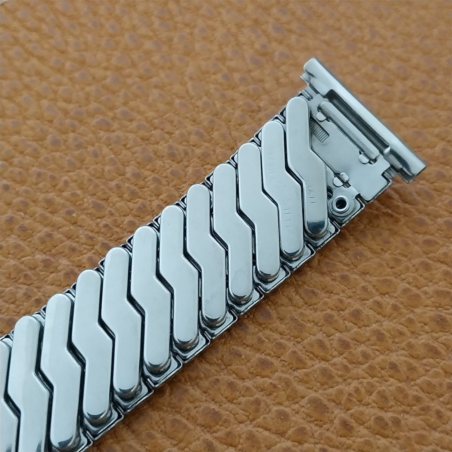 1950s Eton 16mm 18mm 19mm Stainless Steel Expansion Vintage Unused Watch Band