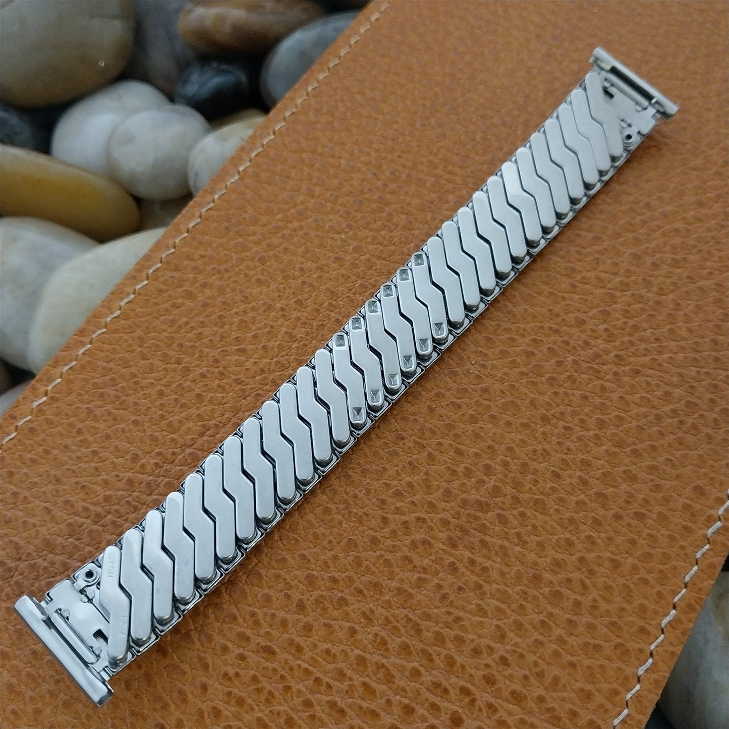 1950s Eton 16mm 18mm 19mm Stainless Steel Expansion Vintage Unused Watch Band