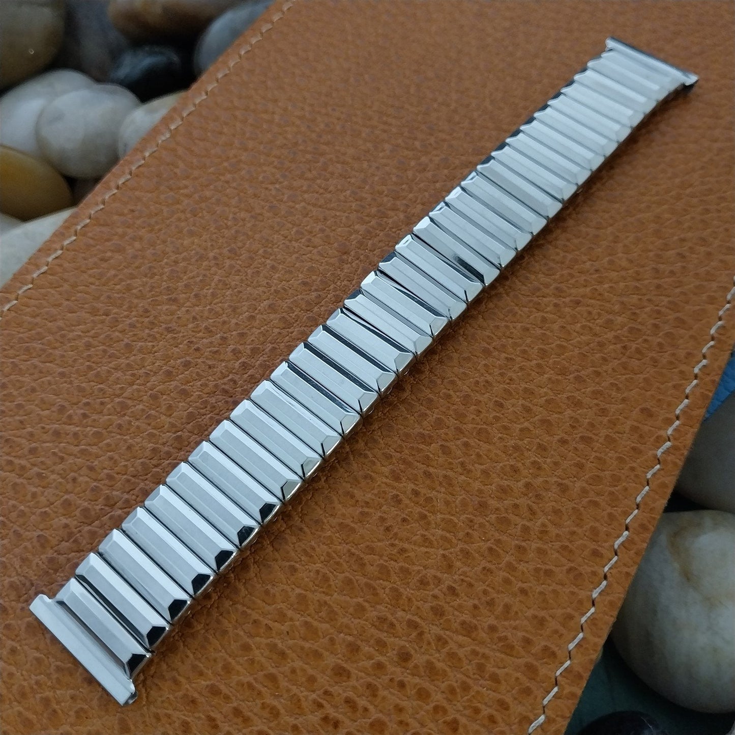 1950s Eton USA Stainless Steel Expansion nos Vintage Watch Band 16mm-19mm