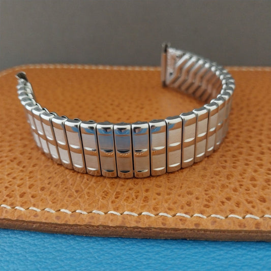 Vintage 1950s Eton USA Stainless Steel Expansion nos Unused Watch Band 16mm-19mm