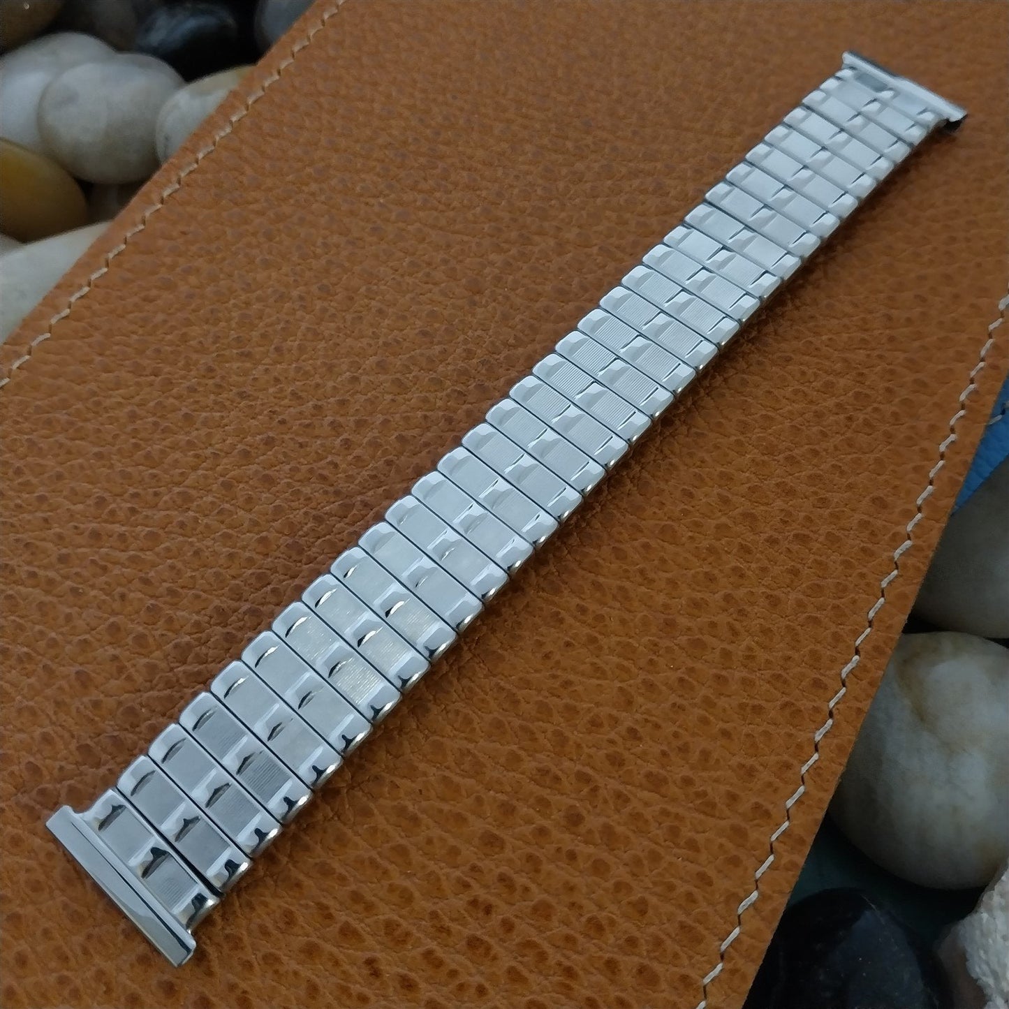Vintage 1950s Eton USA Stainless Steel Expansion nos Unused Watch Band 16mm-19mm