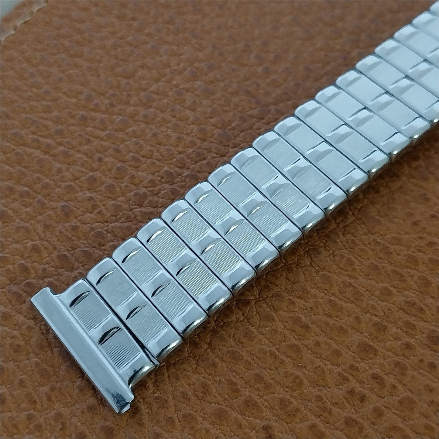 Vintage 1950s Eton USA Stainless Steel Expansion nos Unused Watch Band 16mm-19mm