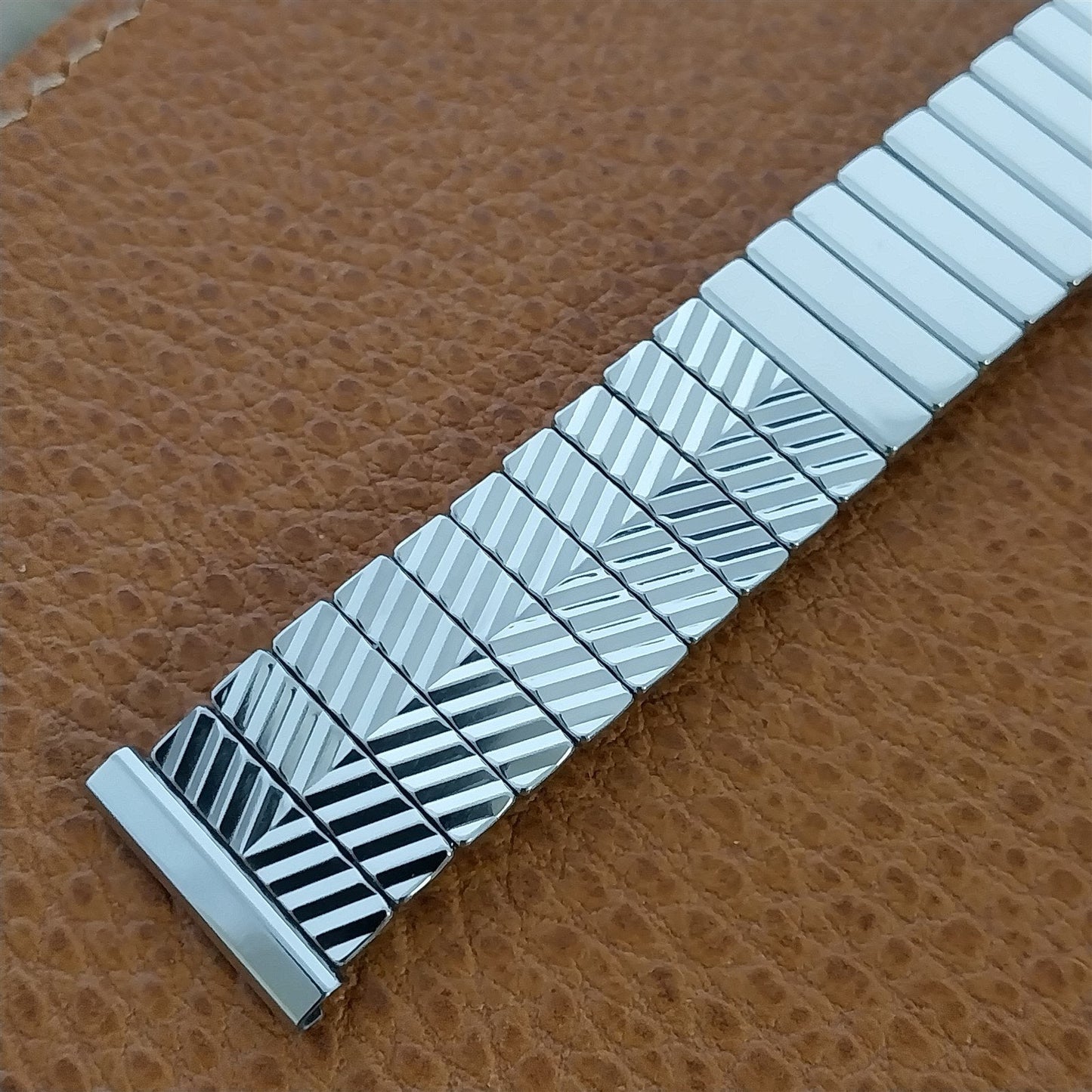 Vintage Eton USA 3/4" Stainless Steel 17.2mm Wide nos 1950s Unused Watch Band