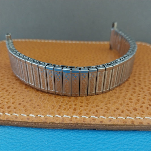 Vintage BearFlex Stainless Steel Expansion 16mm-22mm 1970s Unused Watch Band