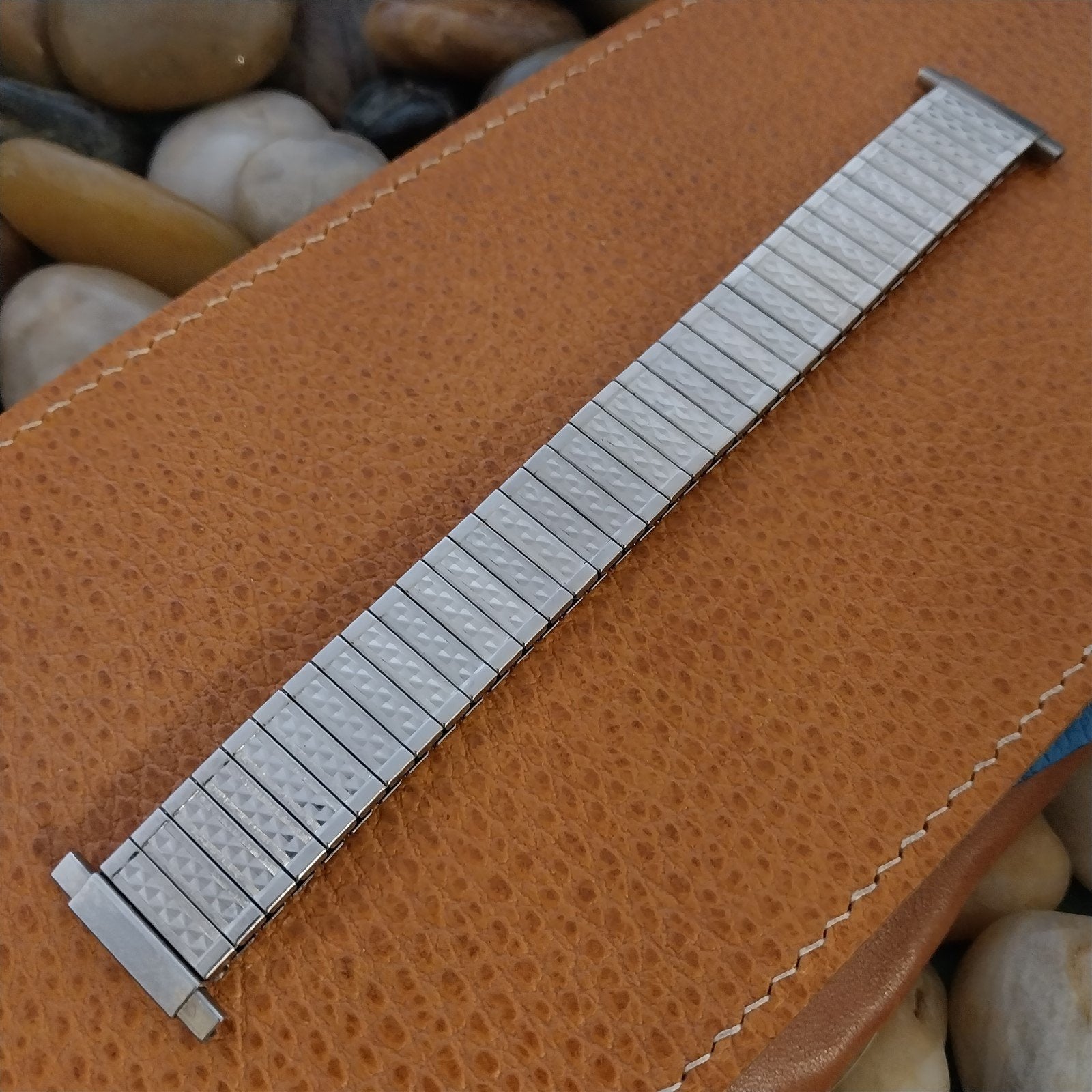 Vintage BearFlex Stainless Steel Expansion 16mm-22mm 1970s Unused Watch Band