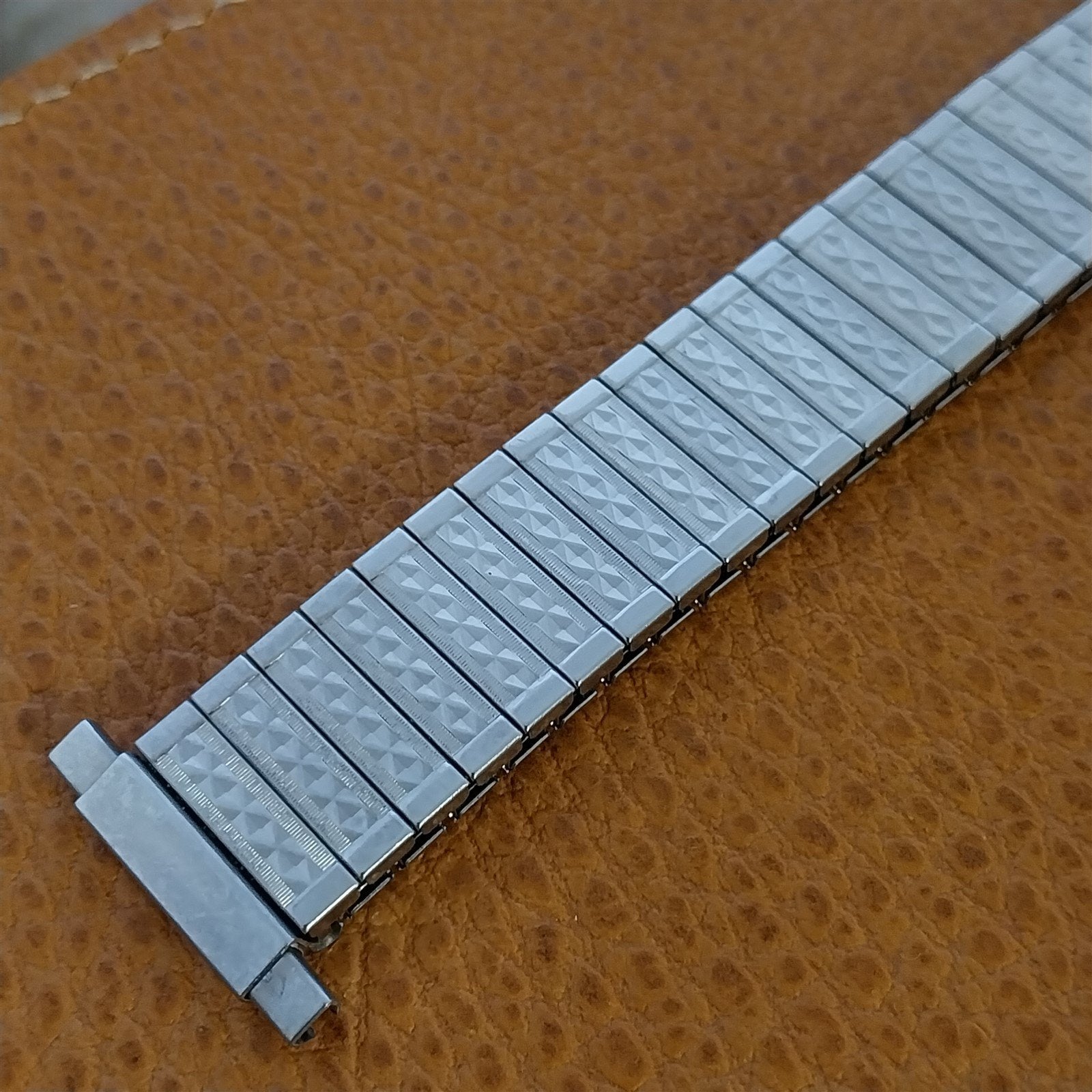 Vintage BearFlex Stainless Steel Expansion 16mm-22mm 1970s Unused Watch Band