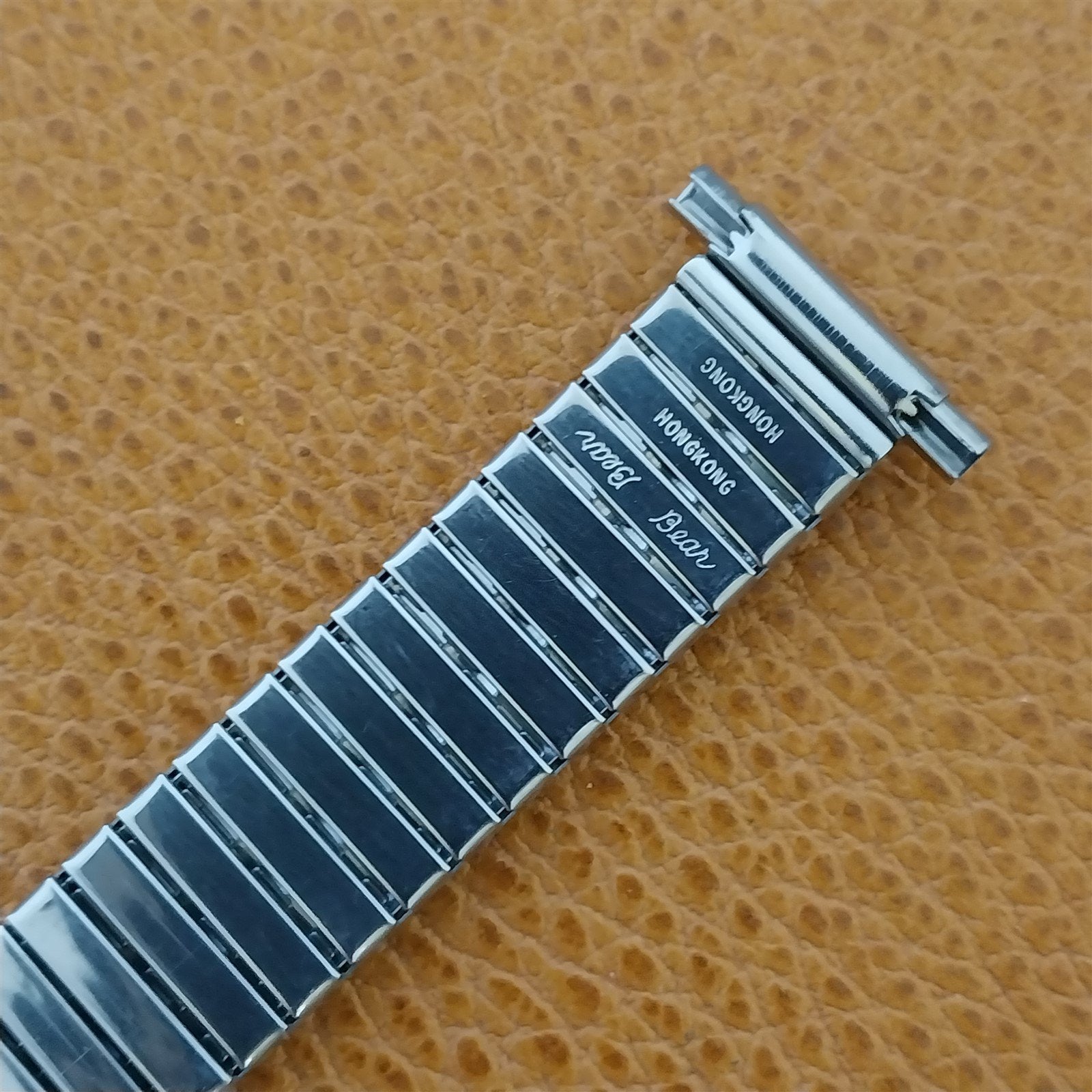 Vintage BearFlex Stainless Steel Expansion 16mm-22mm 1970s Unused Watch Band