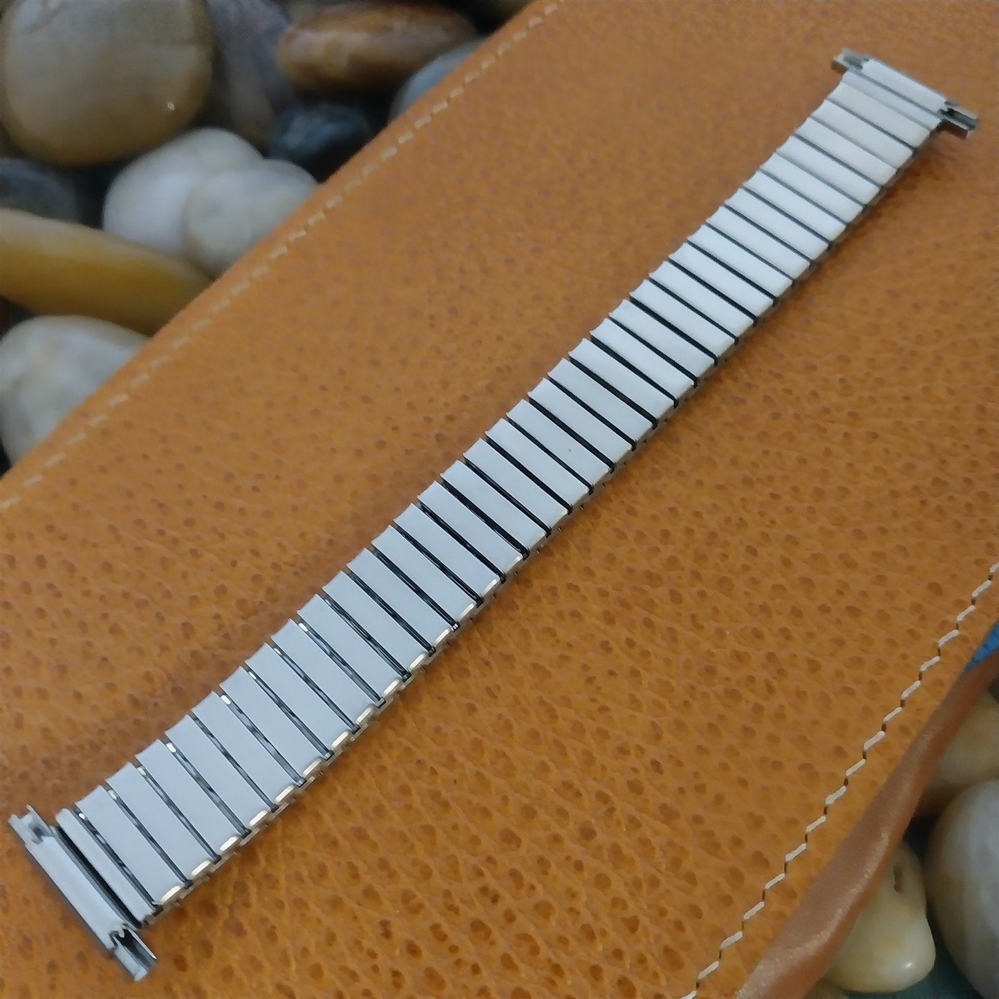 Vintage BearFlex Stainless Steel Expansion 16mm-22mm 1970s Unused Watch Band