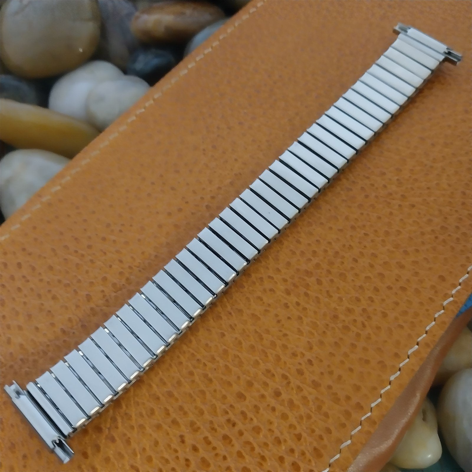 Vintage BearFlex Stainless Steel Expansion 16mm-22mm 1970s Unused Watch Band