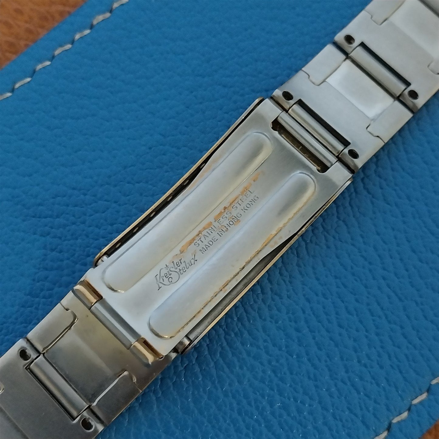 18mm 19mm Kreisler Stelux Gold-Tone 1970s Unused Vintage Watch Band