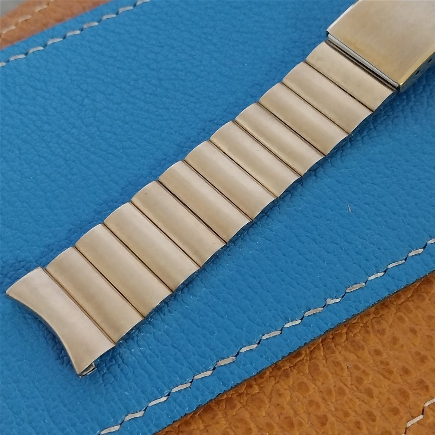 Vintage 17.2mm 10kt Gold Filled Kreisler Stelux Unused nos Classic Watch Band