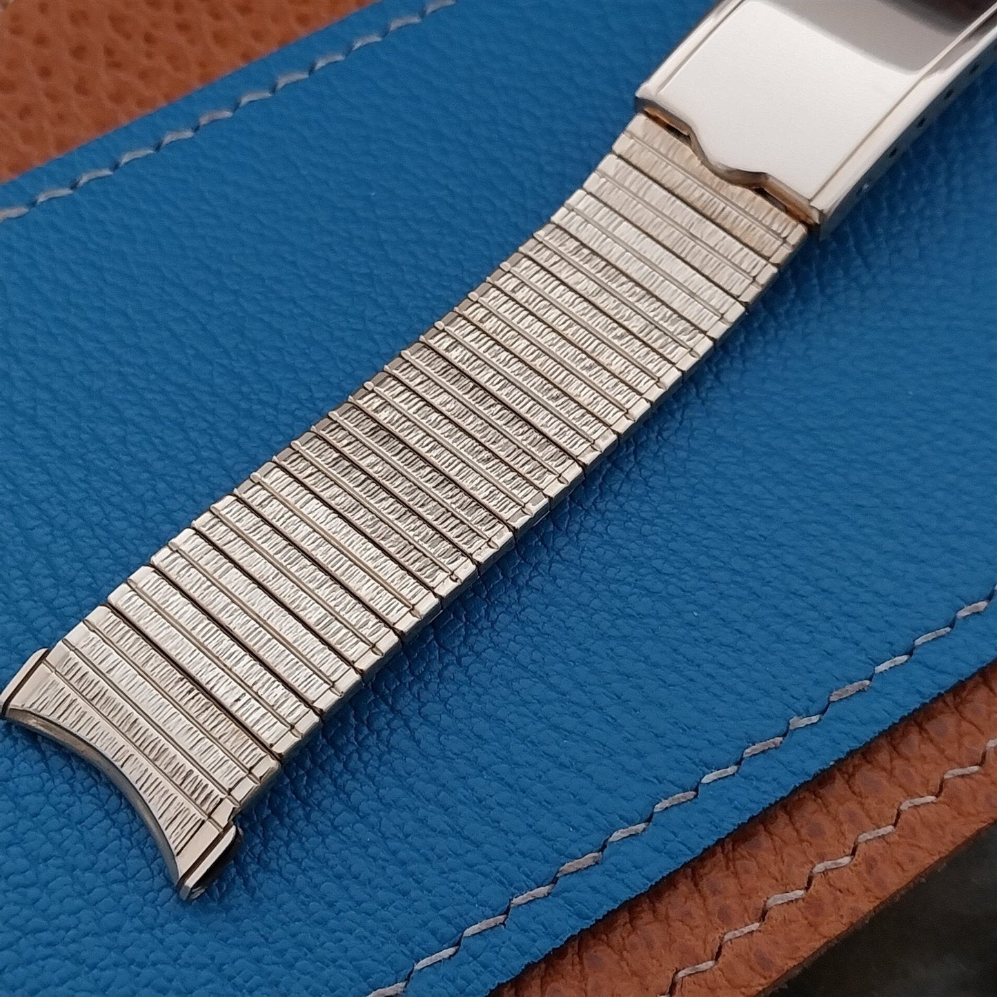 19mm 18mm 17mm Kreisler Gold rgp Expansion Deployant 1960s Vintage Watch Band