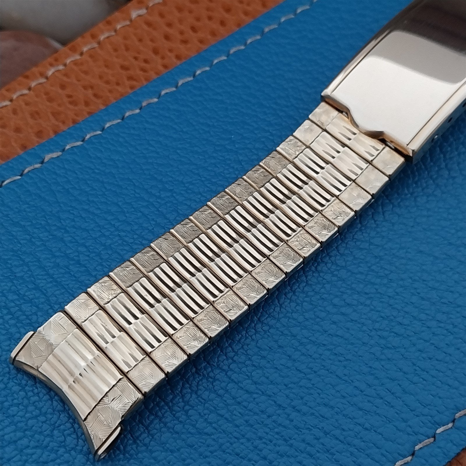 19mm 18mm 17mm Kreisler Gold rgp Expansion Deployant 1960s Vintage Watch Band