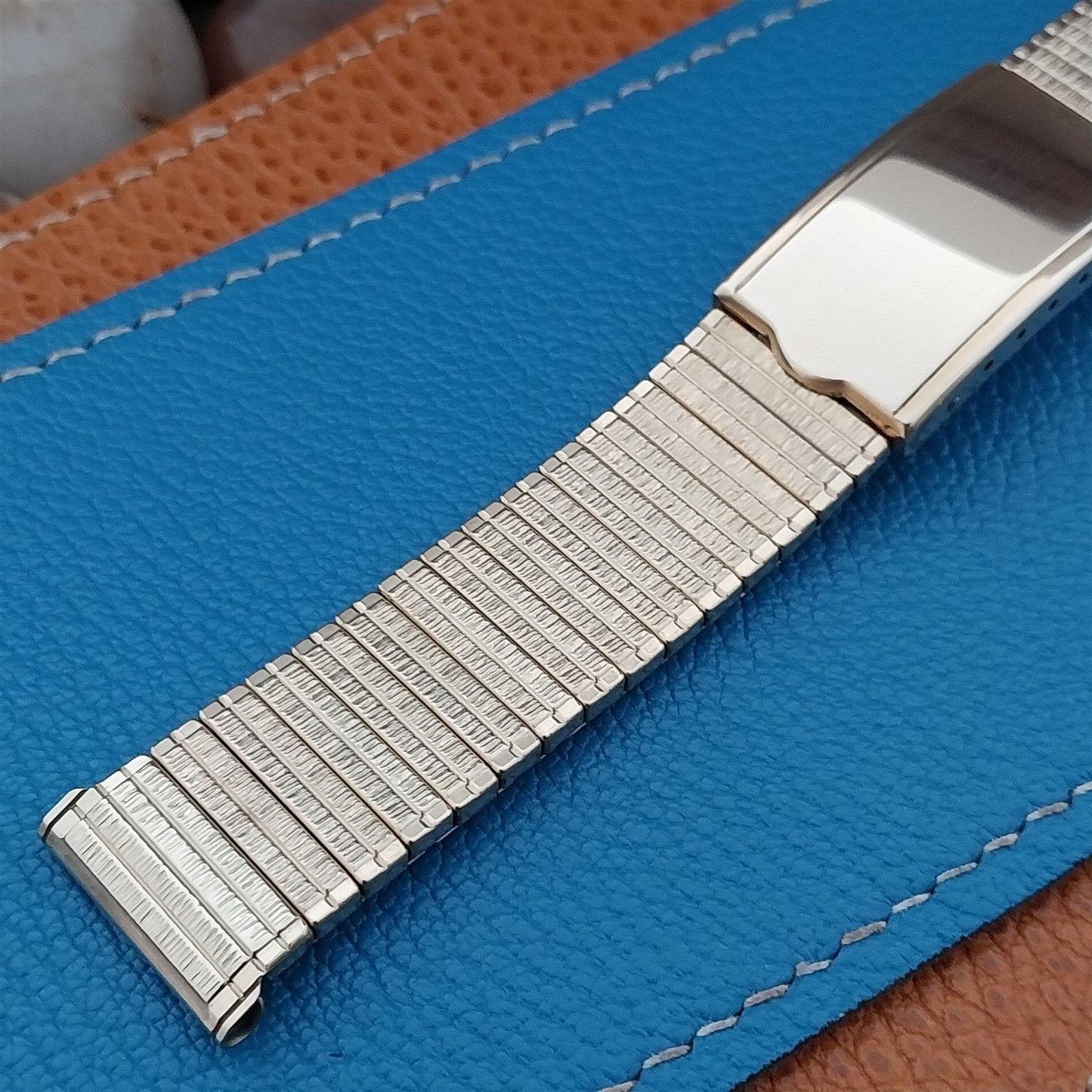 19mm 18mm 17mm Kreisler Gold rgp Expansion Deployant 1960s Vintage Watch Band