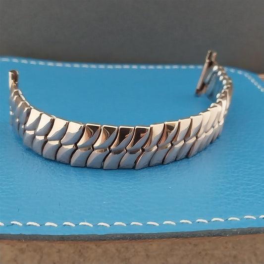 Vintage Short 10k Rose Gold-Filled Classic Stretch nos 1940s Unused Watch Band