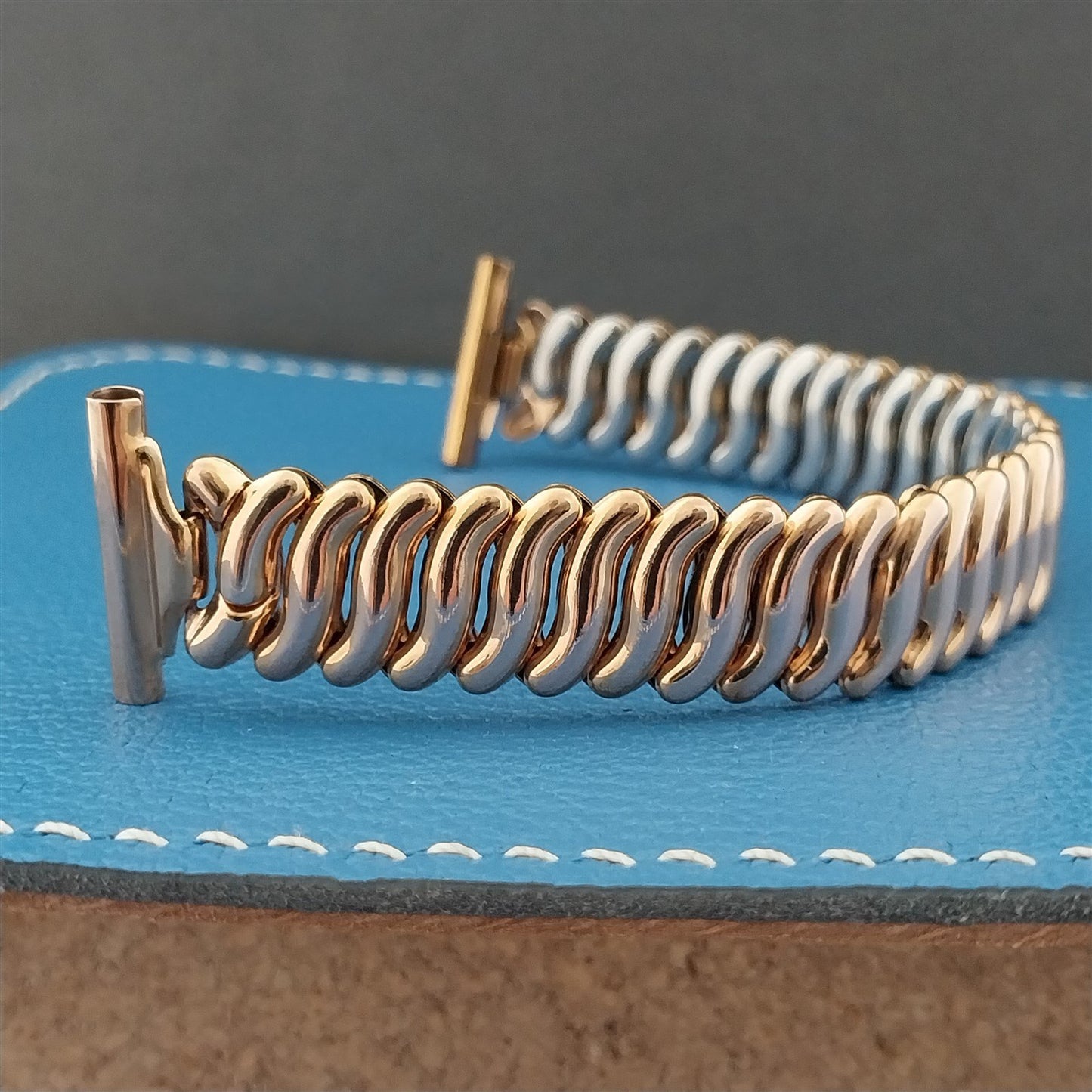 10K Rose Gold-Filled USA Made Speidel Phoenix 1946 nos Unused Vintage Watch Band