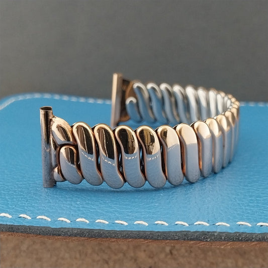 Vintage 19mm 18mm 16mm Foster 10k Rose Gold-Filled 1940s Short Unused Watch Band