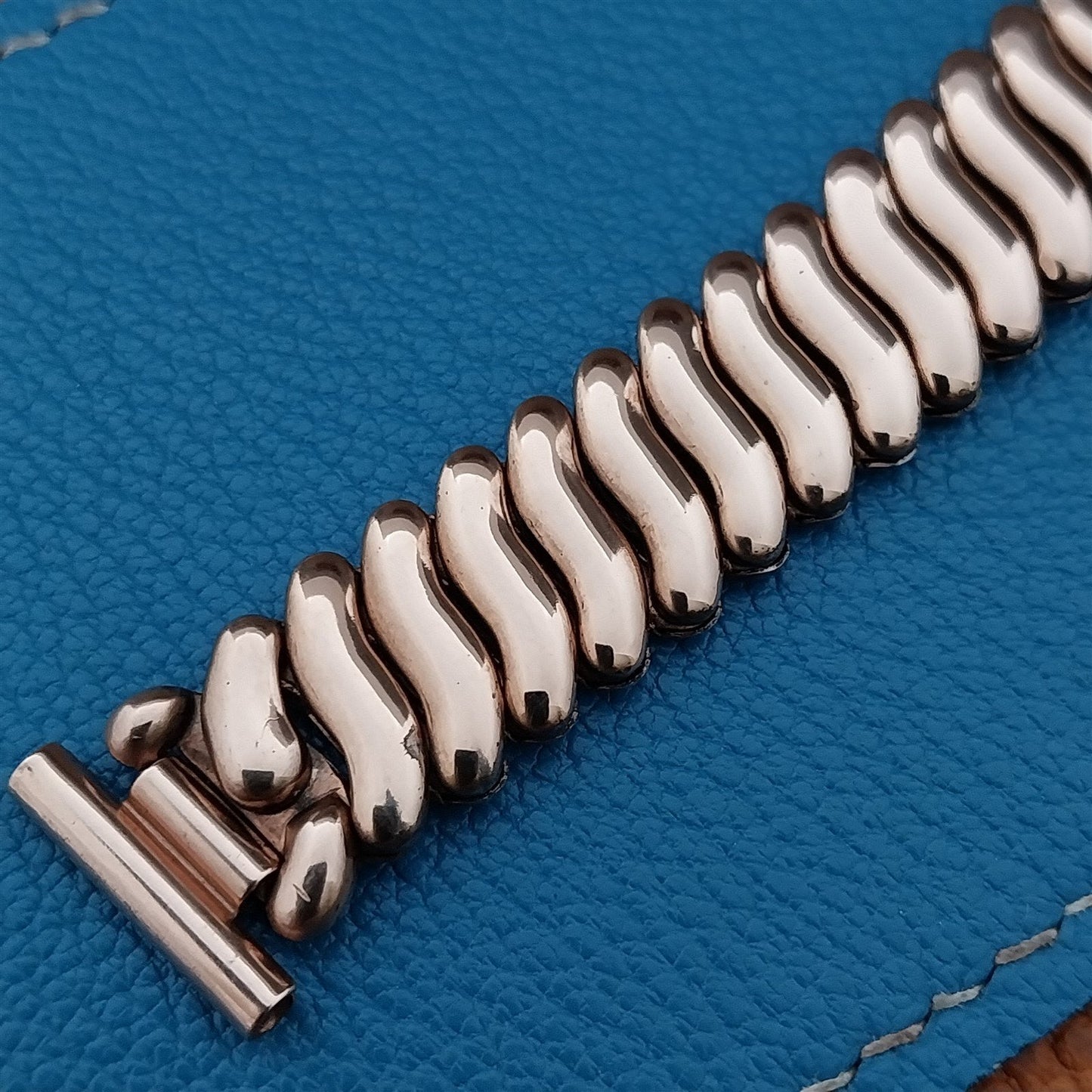 Vintage 1940s 16mm 15mm 14mm Rose Gold-Filled Short Expansion Unused Watch Band