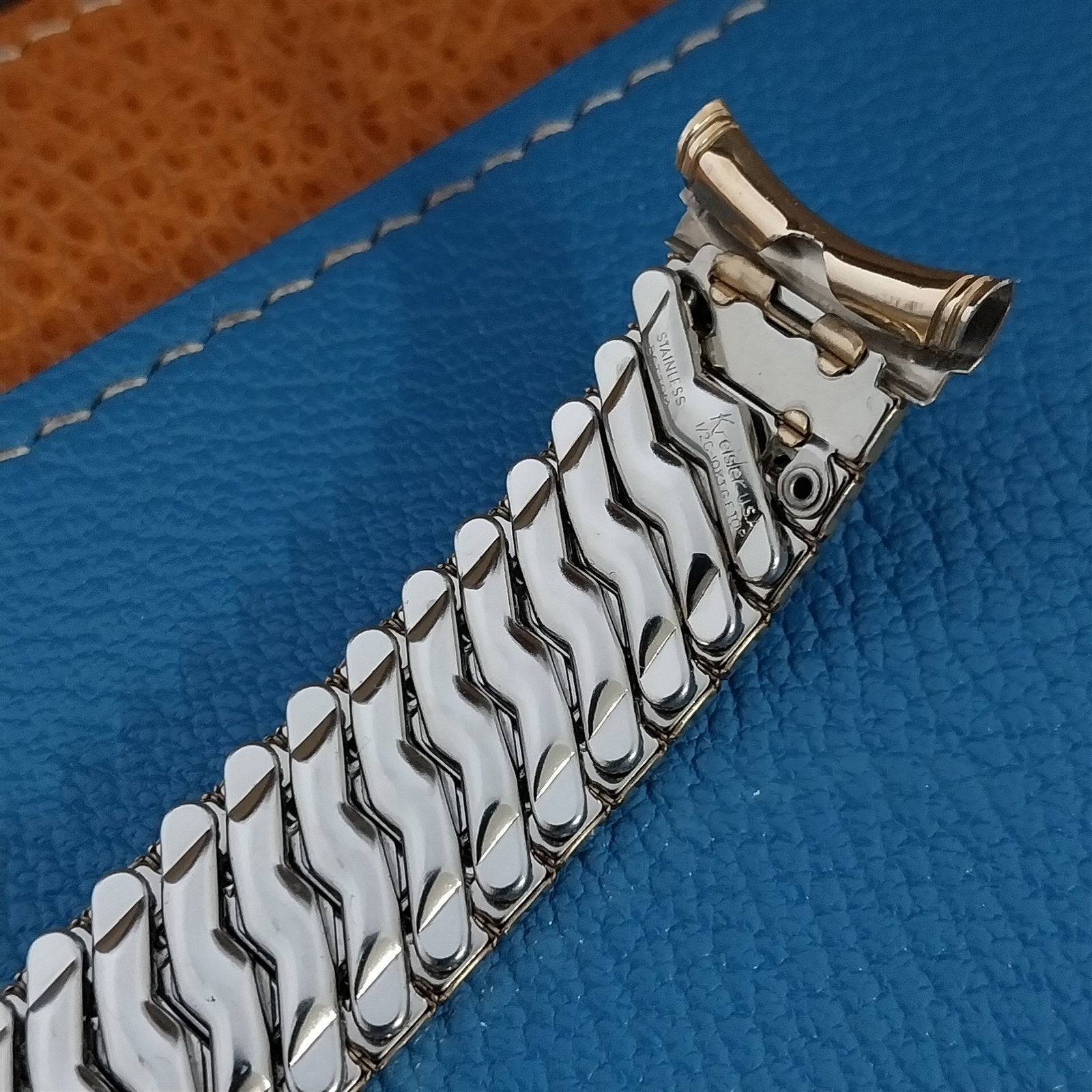 Vintage Kreisler 19mm 18mm 17mm Yellow Gold-Filled Unused nos 1950s Watch Band