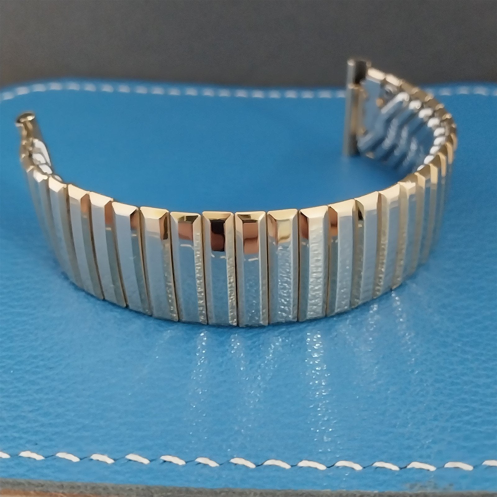 Kreisler USA Short 10k Yellow Gold-Filled Wide 1950s Vintage Watch Band nos