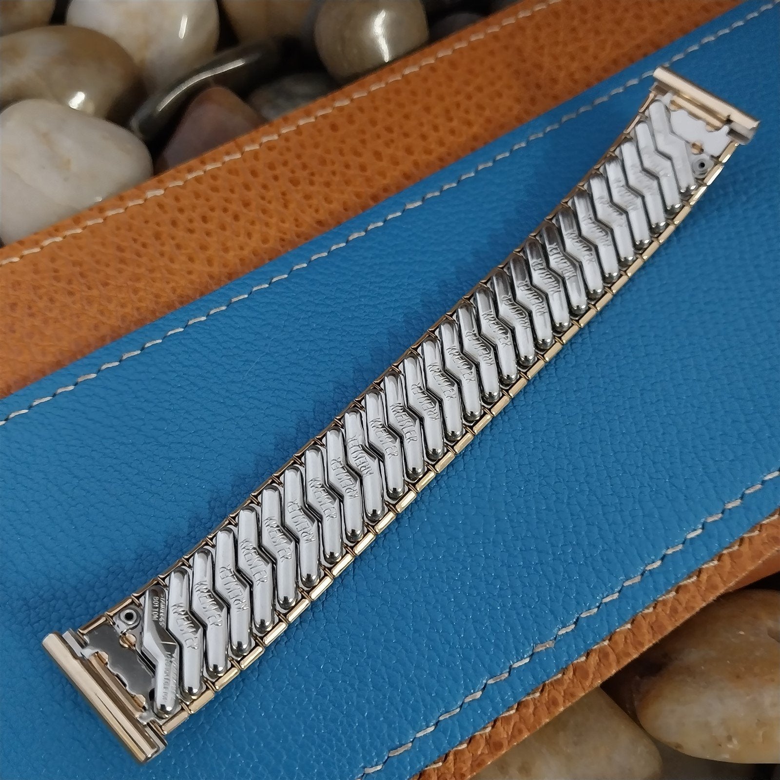 Kreisler USA Short 10k Yellow Gold-Filled Wide 1950s Vintage Watch Band nos