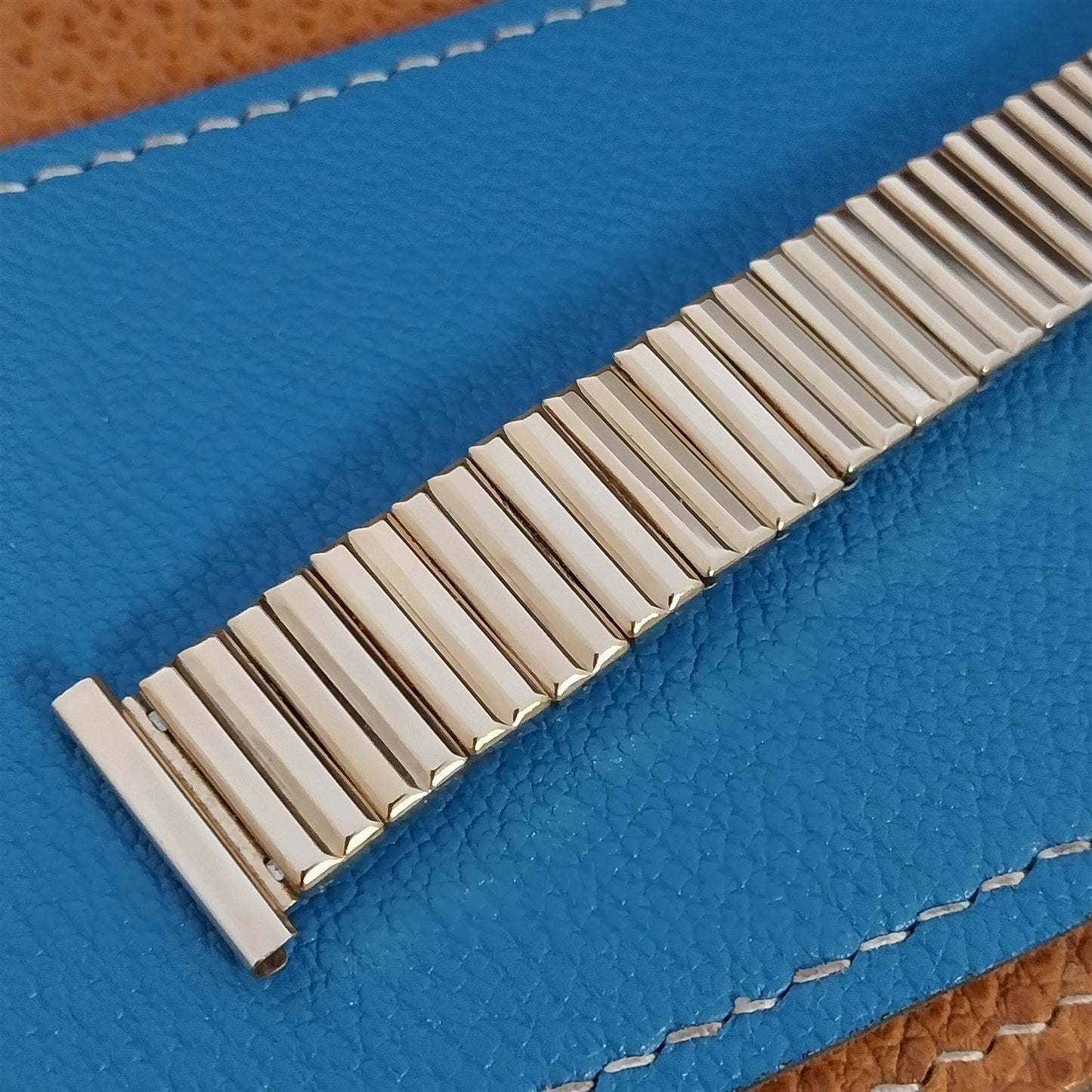 19mm 18mm 10k Gold-Filled Expansion Stonewall Unused 1950s Vintage Watch Band