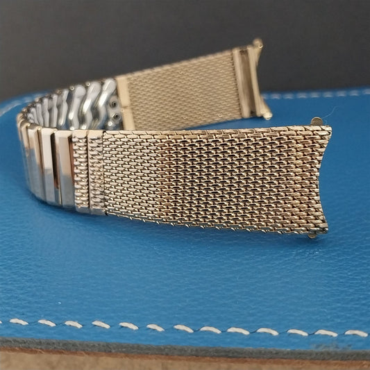 Unused 1960s 10K Gold-Filled Mesh 19mm Kreisler Classic Vintage Watch Band