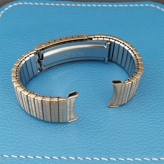 Vintage 1960s 19mm 18mm Kreisler Gold rgp Deployment Stretch Unused Watch Band