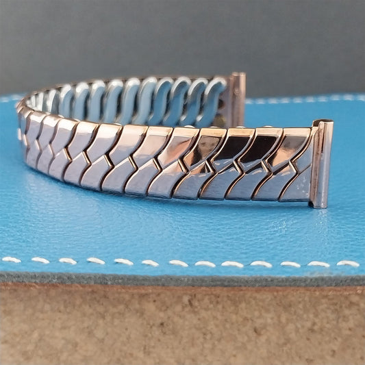 1940s 10k Rose Gold Filled Jaekel USA Short Classic New Old Vintage Watch Band