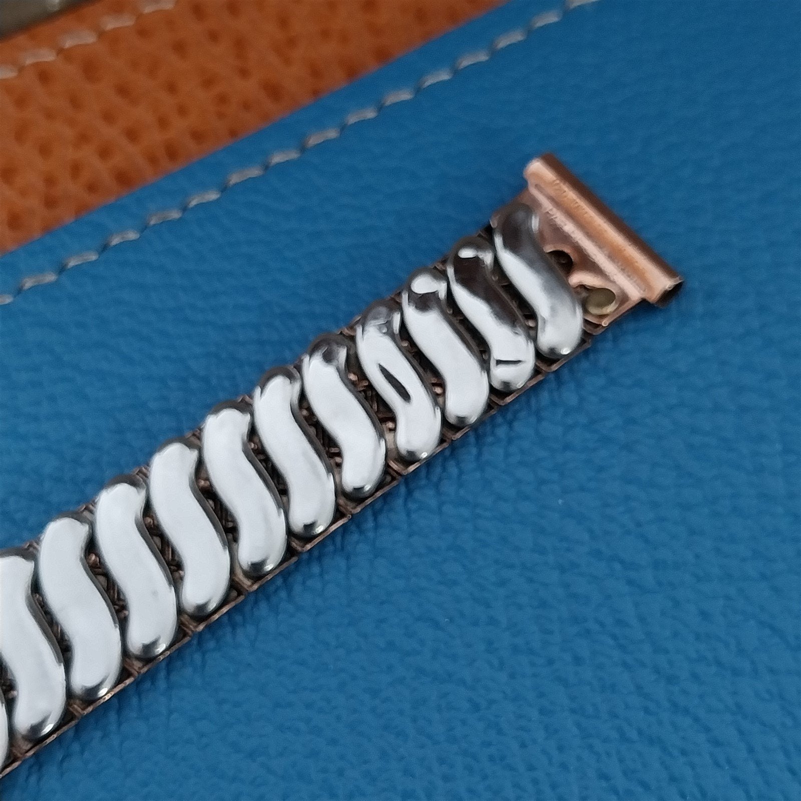 1940s 10k Rose Gold Filled Jaekel USA Short Classic New Old Vintage Watch Band