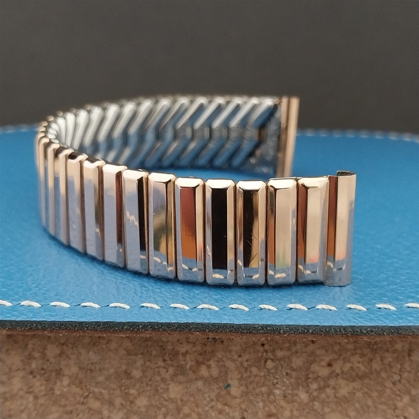 1940s Vintage 5/8" Short 14k Rose Gold Filled Kreisler Unused Classic Watch Band