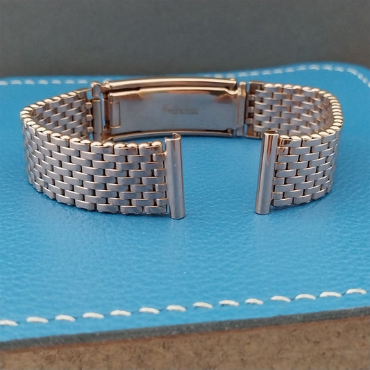 5/8" Rose Gold-Filled Mesh 1940s Kreisler Basketweave Vintage Watch Band