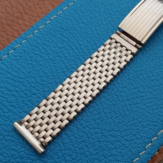 5/8" Rose Gold-Filled Mesh 1940s Kreisler Basketweave Unused Vintage Watch Band