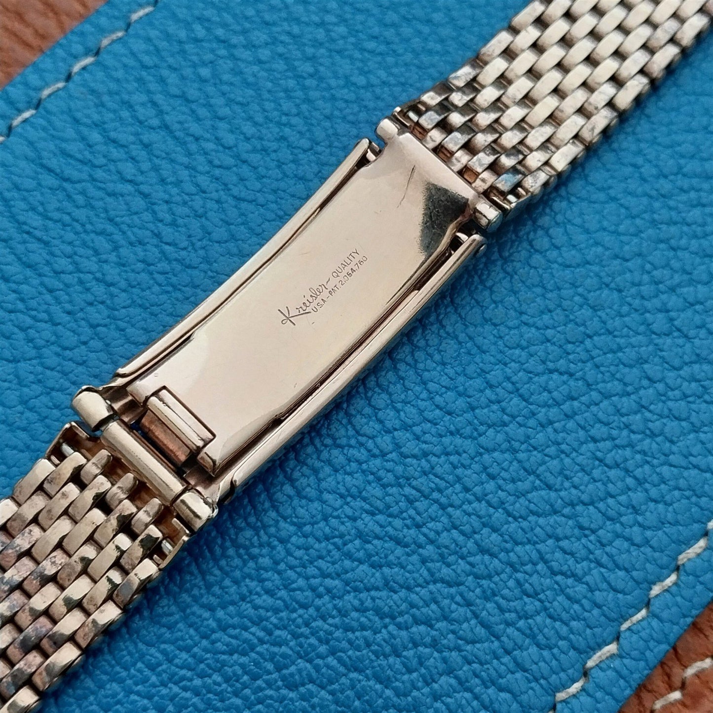 5/8" Rose Gold-Filled Mesh 1940s Kreisler Basketweave Unused Vintage Watch Band