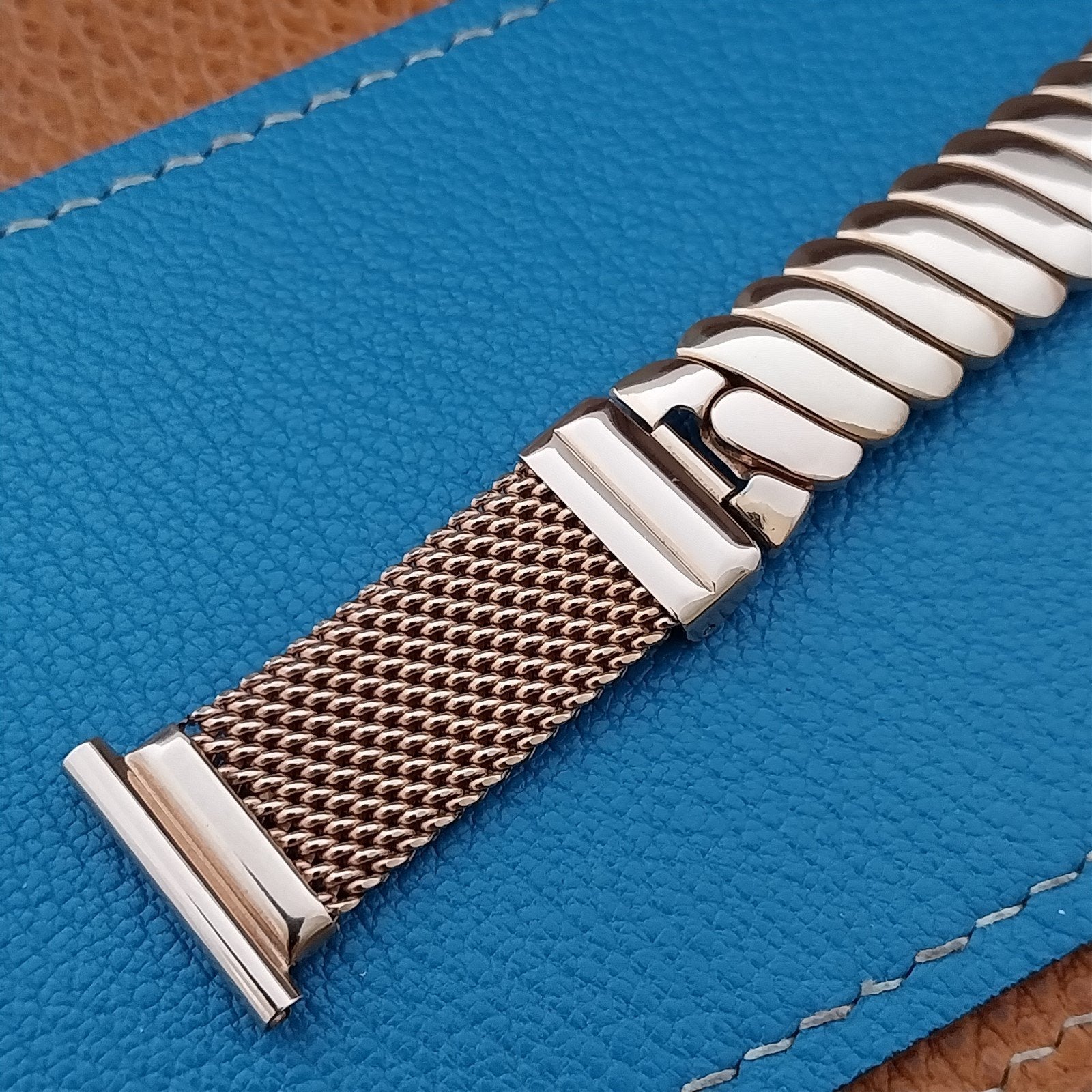 1940s Rose Gold-Filled Kestenmade Cosmopolitan nos Vintage Watch Band