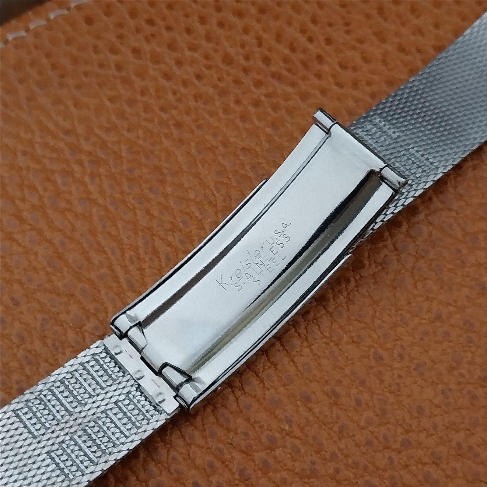 17.2mm Stainless Steel Mesh Kreisler Classic nos Vintage Watch Band
