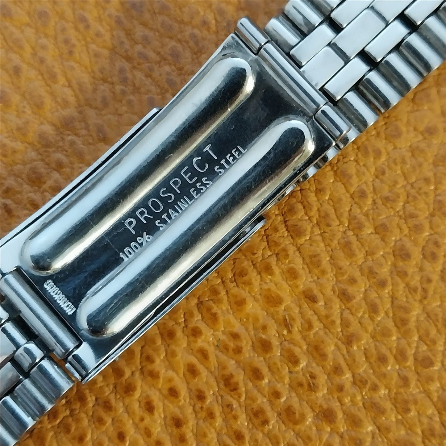 Vintage 17.2mm 17mm Stainless Steel Diver Prospect 1970s Unused Watch Band