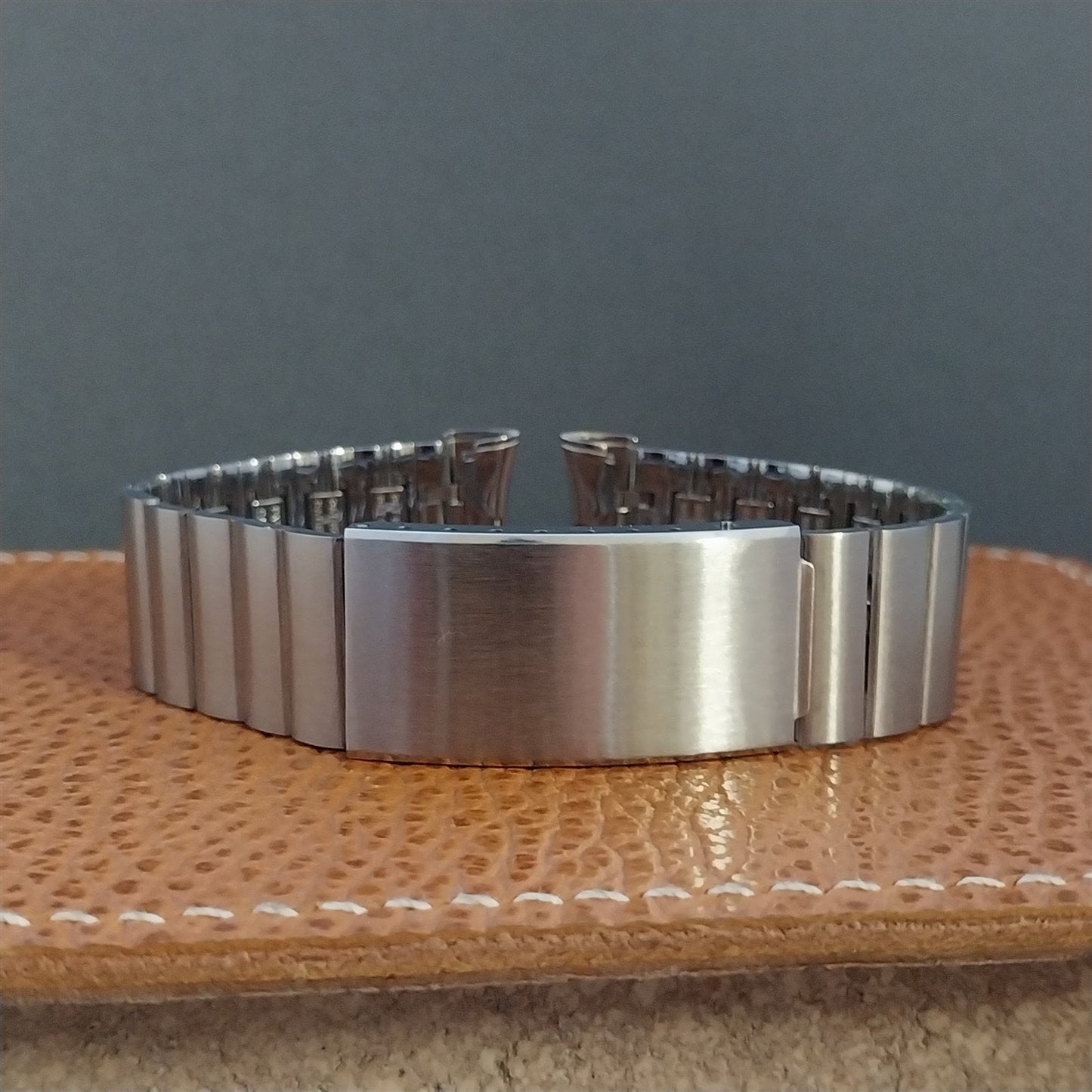 Vintage 19mm 18mm Stainless Steel Bar Link Kreisler Stelux Unused Watch Band