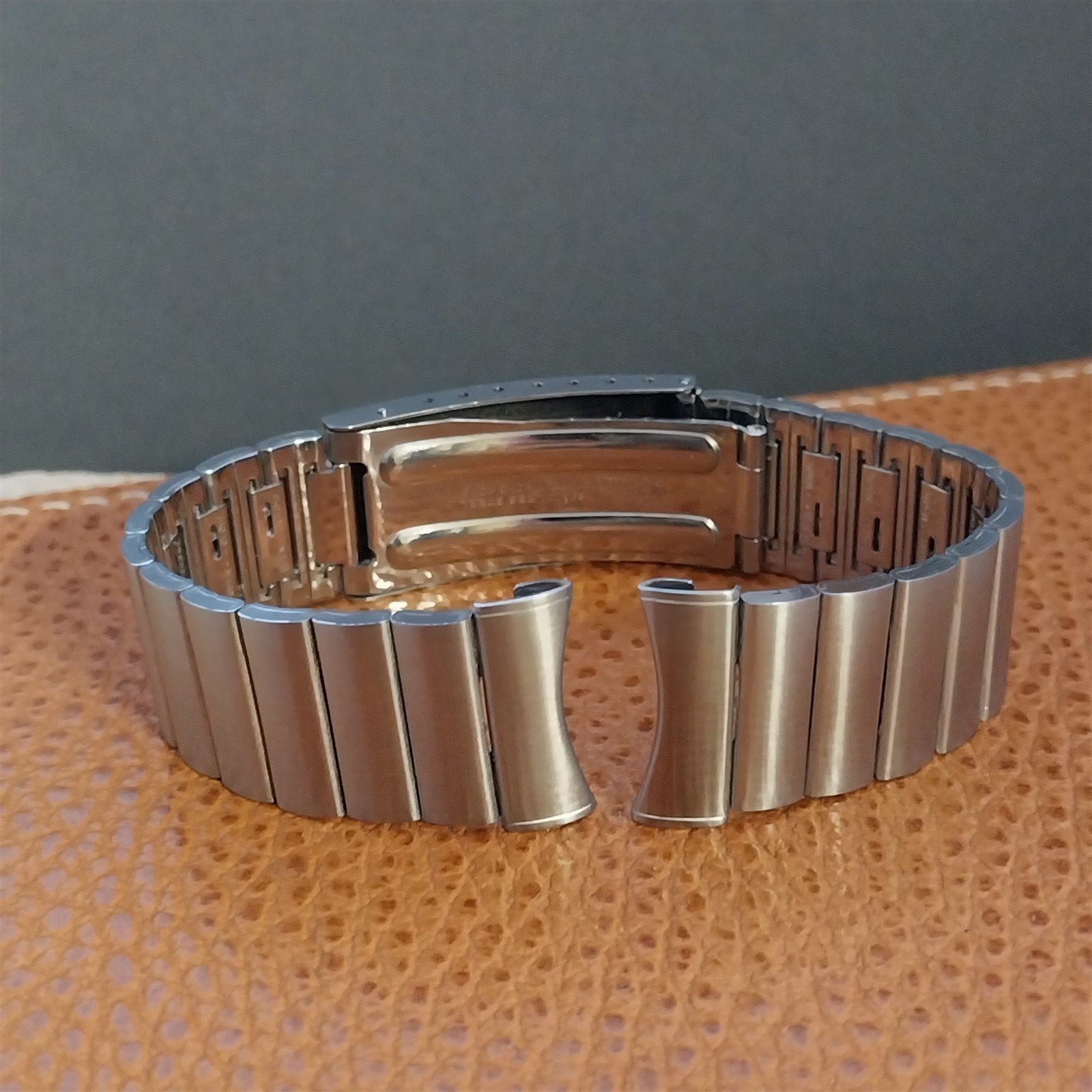 Vintage 19mm 18mm Stainless Steel Bar Link Kreisler Stelux Unused Watch Band