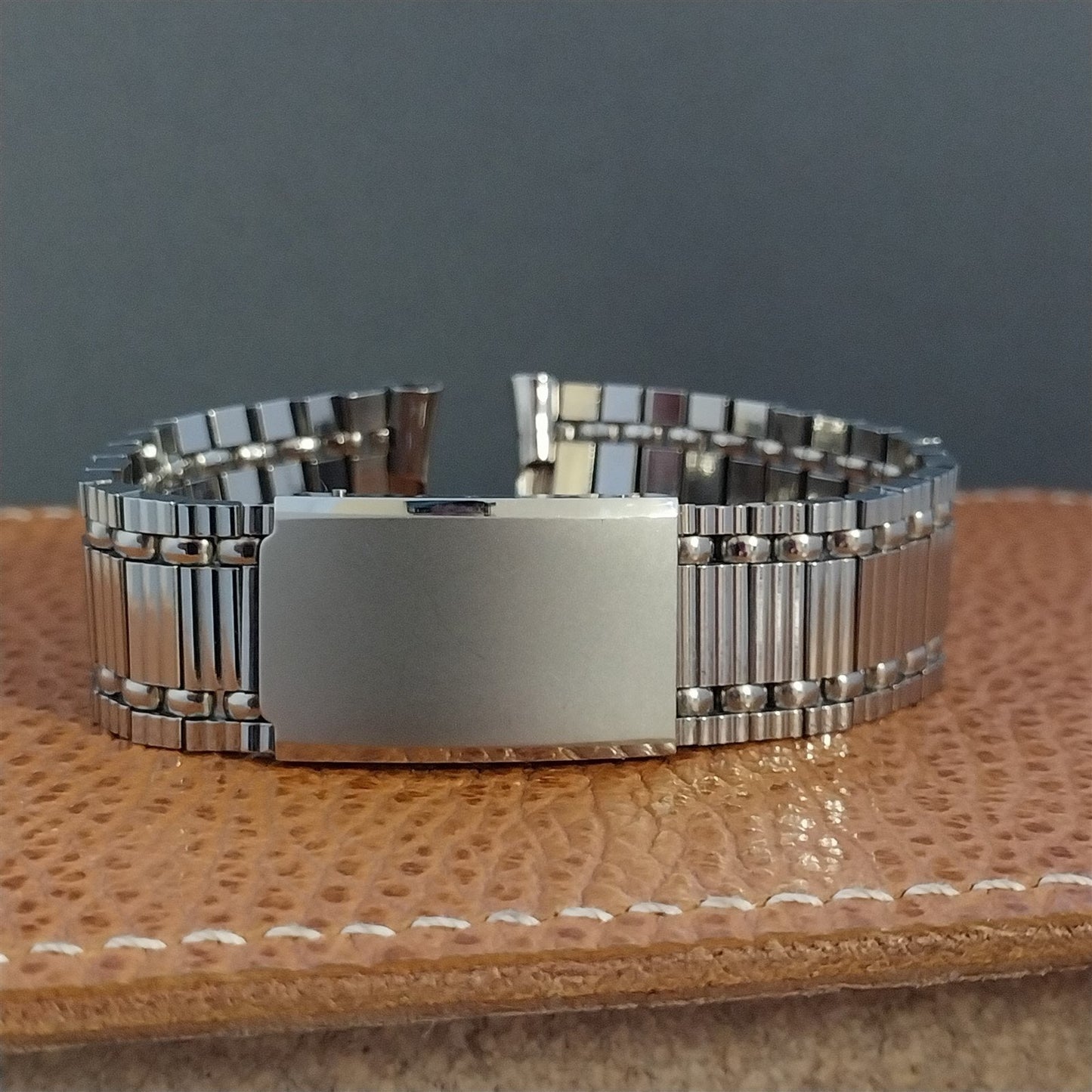 Vintage 19mm 18mm Stainless Steel Kreisler Stelux Unused Classic 60s Watch Band