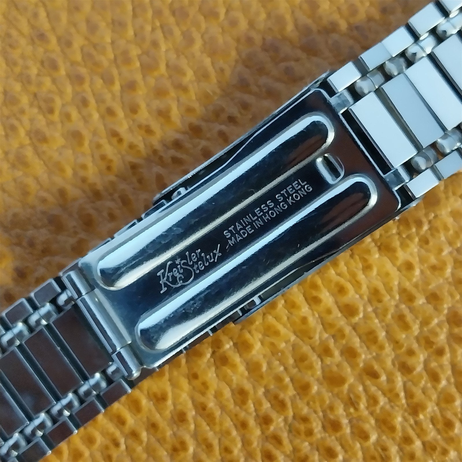 Vintage 19mm 18mm Stainless Steel Kreisler Stelux Unused Classic 60s Watch Band