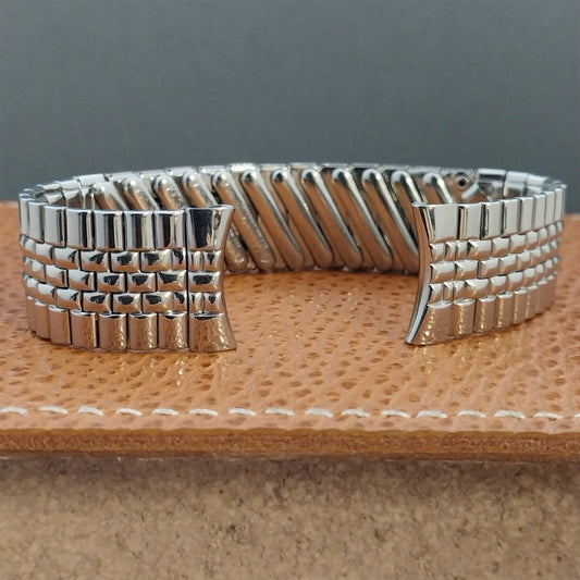 17.2mm Beads of Rice Kestenmade Stainless Steel 1950s Vintage Watch Band