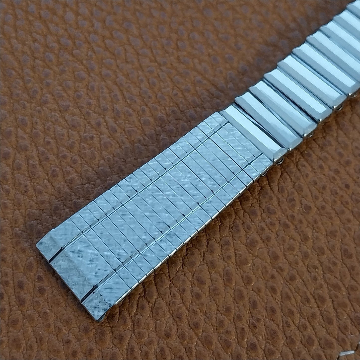 17.2mm 1960s Stainless Steel Kestenmade USA Vintage Watch Band nos