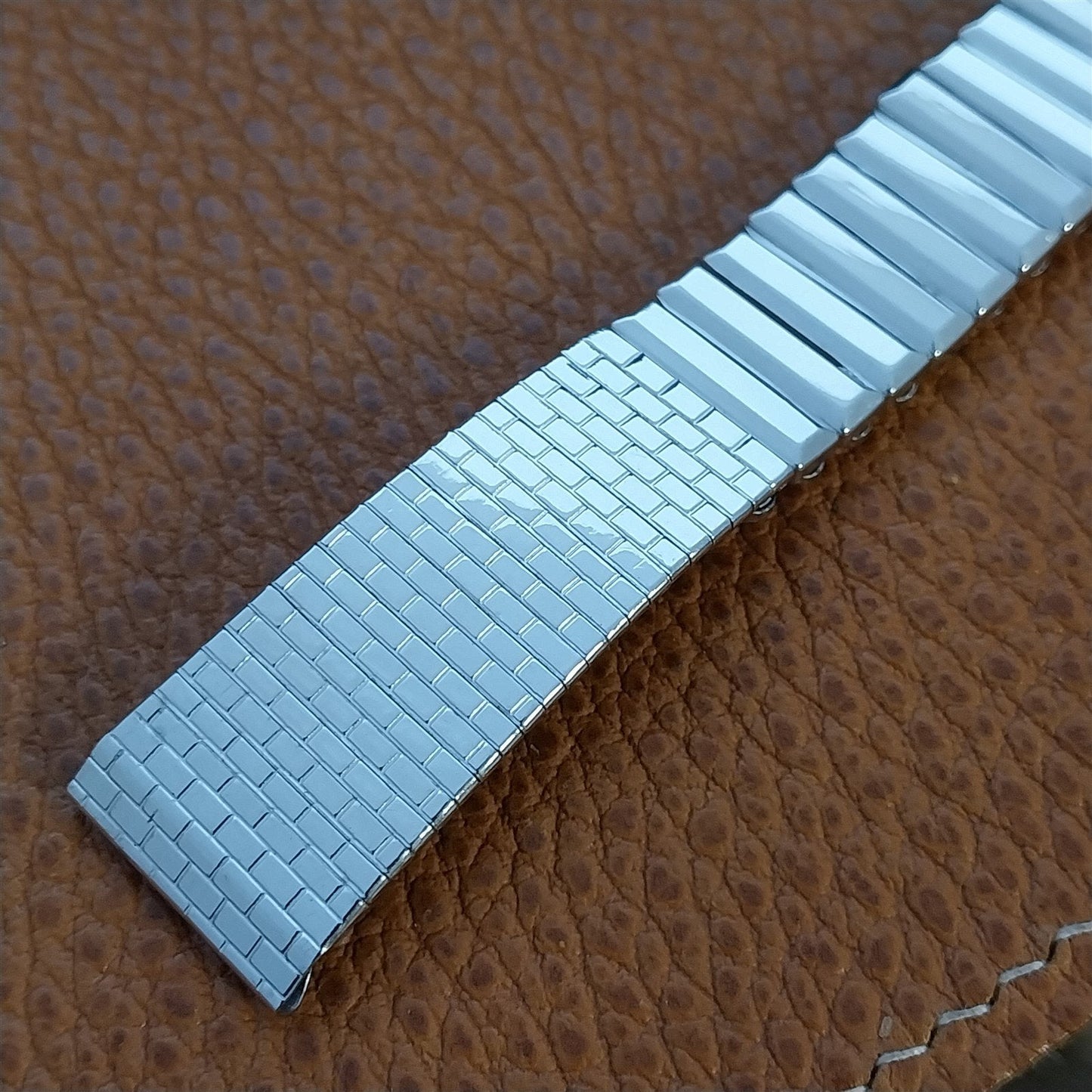 17.2mm 1960s Stainless Steel Kestenmade USA Vintage Watch Band nos