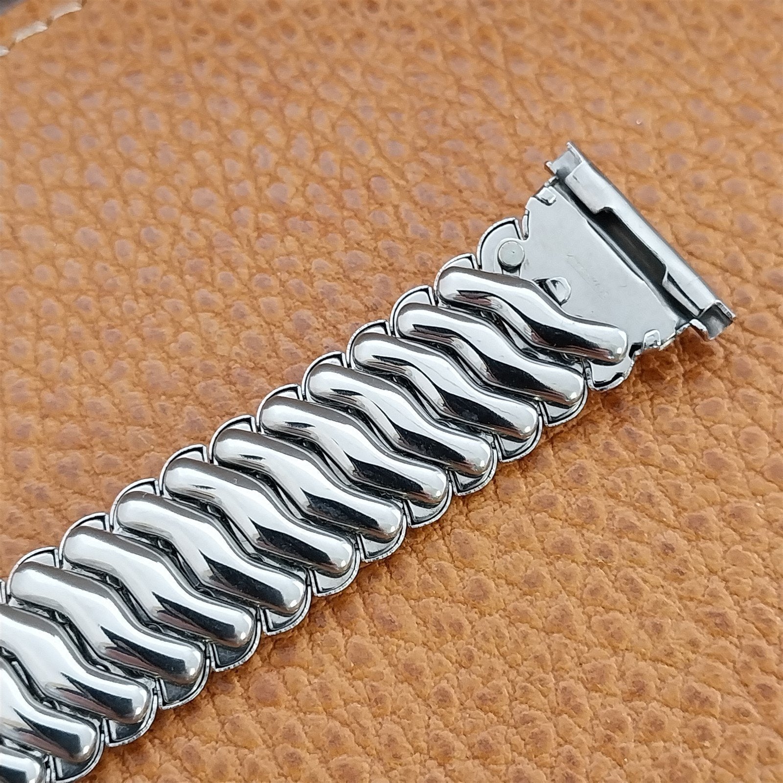 16mm 18mm 19mm 1940s Kestenmade Stainless Steel nos Unused Vintage Watch Band