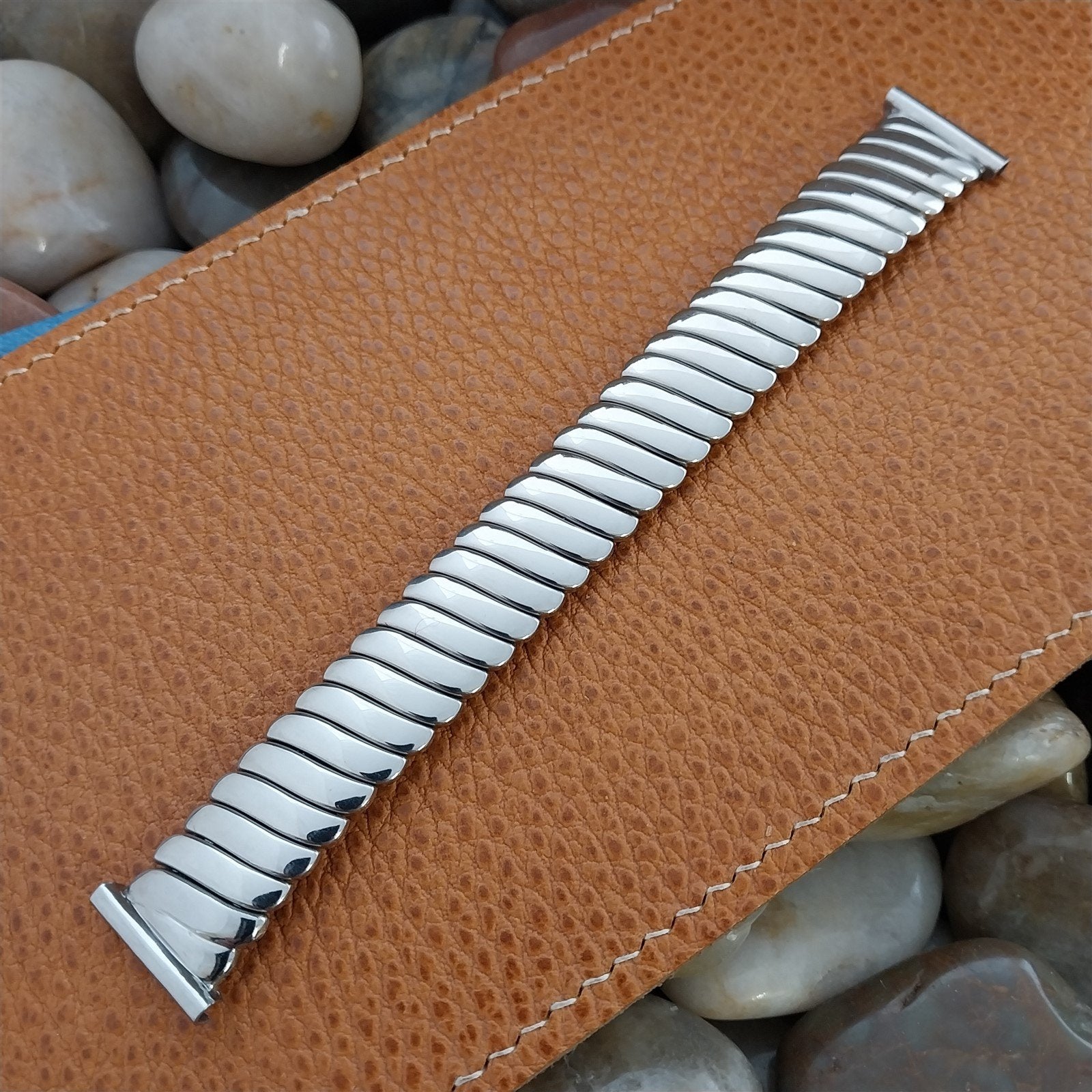 16mm 18mm 19mm 1940s Kestenmade Stainless Steel nos Unused Vintage Watch Band