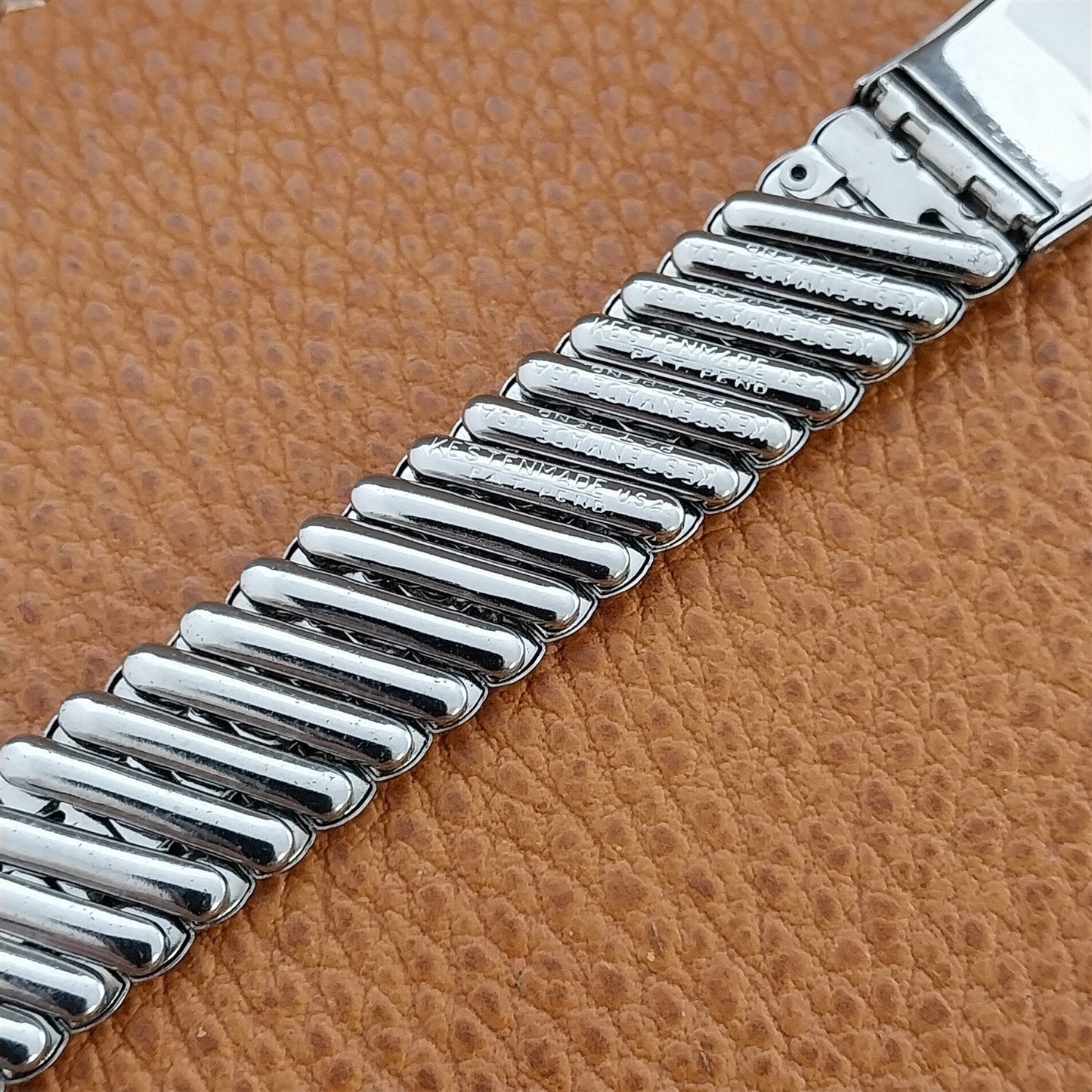 1950s Kestenmade USA Stainless Steel & Mesh Vintage Watch Band