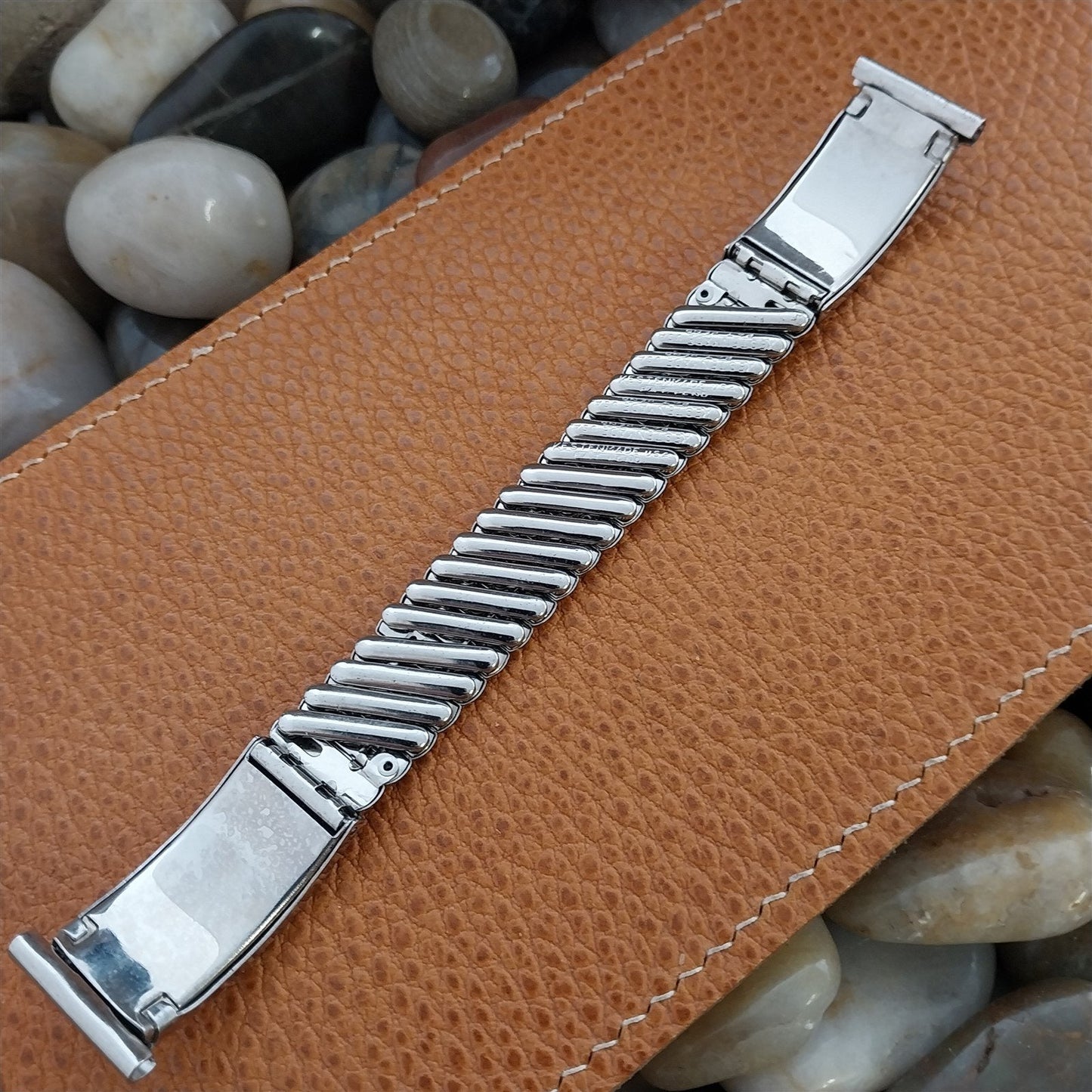 1950s Kestenmade USA Stainless Steel & Mesh Vintage Watch Band