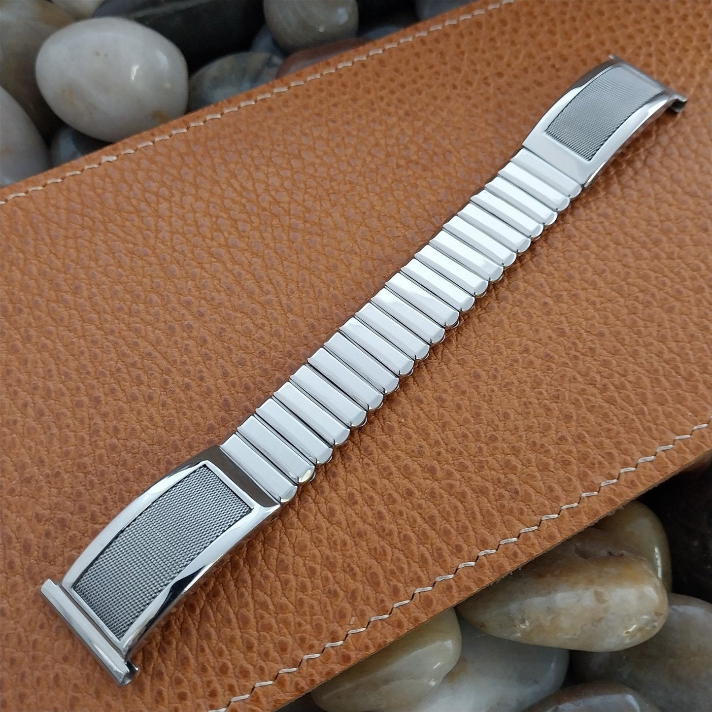 1950s Kestenmade USA Stainless Steel & Mesh Vintage Watch Band